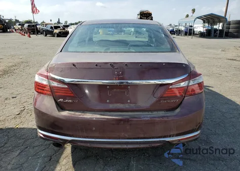 2016 Honda Accord Sport from USA, damaged, VIN 1HGCR2F54GA235010